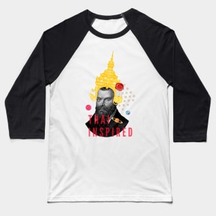 Thai-inspired Galileo wearing Jada Baseball T-Shirt